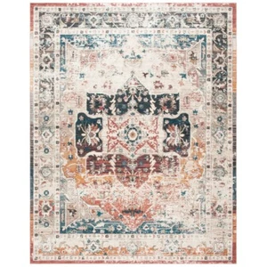 SAFAVIEH Carlyle Collection CYL210A Ivory / Blue Rug - Picture 1 of 19