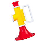 (Yellow)Horn Toy Birthday Gift Fine Workmanship Vivid Color Trumpet Toy For