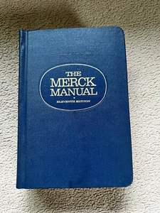 1966 The Merck Manual of Diagnosis & Therapy Eleventh Edition Hardcover Book - Bild 1 von 5