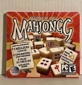 World of Mahjongg Jewel Case PC DVD-ROM Game Play In True 3D! BRAND NEW SEALED! - Picture 1 of 8