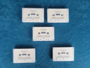 ATARI SELF-TESTS , ACADEMY ON COMPUTERS , 10 LESSONS ON CASSETTES , ATARI 400 - Picture 1 of 2