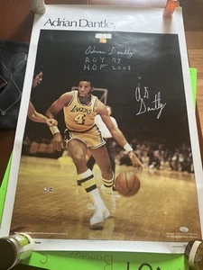 1978 Sports Illustrated Adrian Dantley Signed Poster Measures 24" X 36" JSA Auth - Picture 1 of 3