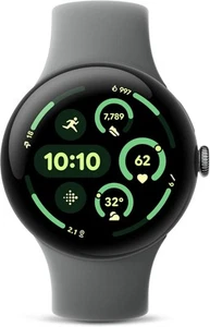 Google Pixel Watch 3 45 mm Hazel Case Hazel ActiveBand Wi-Fi Excellent Condition - Photo 1 sur 9