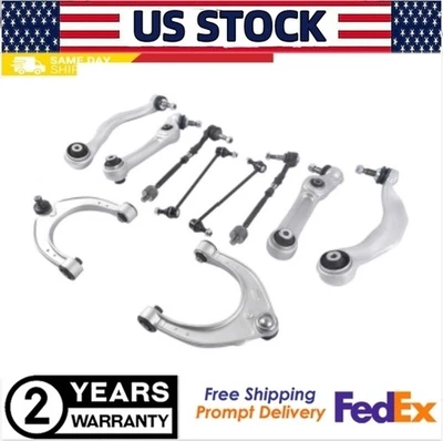 Conjunto de brazo de control delantero y rótula 12 piezas barra estabilizadora enlace para BMW 528i 535d 535i Foto 1 de 4