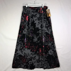 Carol Anderson Maxirock 12 Blumen Vintage Landhaus Fee Grunge Whimsigoth - Bild 1 von 13