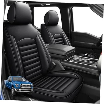 Seat Covers for Ford F150 2009-2023 2024 2025 - 5 Seats 012# Blackline - Image 1 of 4