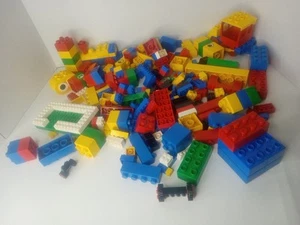 Lot Of 2 Pounds Lbs Random Lego Duplo Tyco Bricks Parts - Picture 1 of 11
