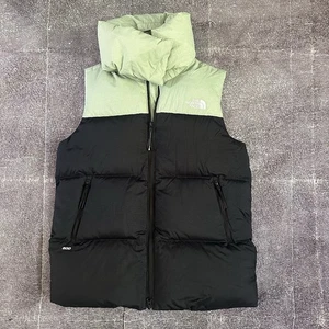 Damen The North Face 600 Daunen Glacier Basin Daunen Muster Puffer Weste Jacke Gr. M - Bild 1 von 4