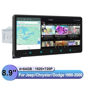 Pantalla táctil Android 13 GPS para Dodge Stratus/Dakota 1995-2000 8,9" 1920 x 720P - Imagen 1 de 15