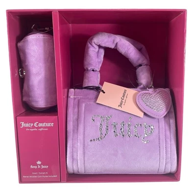 Juicy Couture Exclusive Big Spender 3 Pc Boxed Gift Set in Violet Tulle NEW - Image 1 of 4