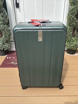Hanke Luggage Checked-Medium 26”, Hard Case Spinner  Green TSA Lock - Image 1 of 4