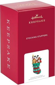 2021 Stocking Stuffers 1st First Series Green Hallmark Christmas Ornament - Bild 1 von 4