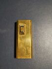 Vintage Ronson Varaflame Butane Lighter - Missing Parts/Not Working Gold Tone