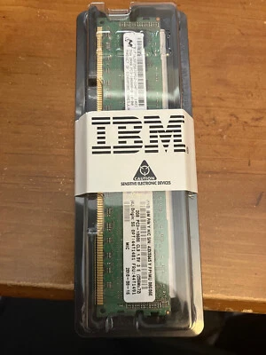 New IBM Branded 2GB 2Rx8 PC3-10600R ECC REG RDIMM  44T1486 Server Memory RAM - Image 1 of 2
