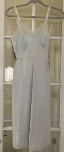 Vintage Val Mode Size 32 Powder Blue Nightie Lingerie Sexy Pinup Rockabilly - Picture 1 of 7