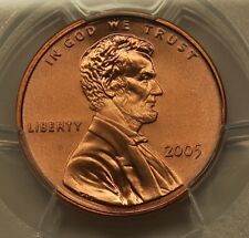 2005 Satin Lincoln Cent PCGS SP68RD, Free Shipping