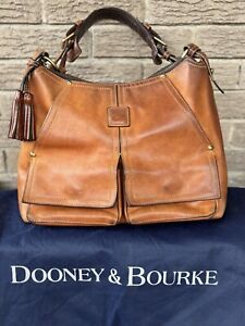 Dooney and Bourke Florentine Kingston Women’s Brown Leather Purse Bag EUC
