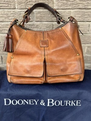 Dooney and Bourke Florentine Kingston Women’s Brown Leather Purse Bag EUC - Image 1 of 4