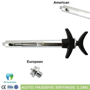 Dental Anesthesia Syringe 2.2ml  American European Thread Surgical Instruments - Foto 1 di 5