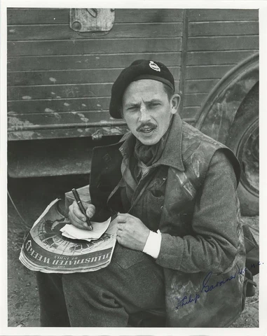 Captain Philip Gardner- Signed Photograph (Victoria Cross Recipient) Cover