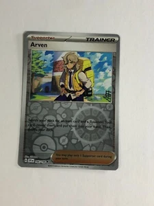 Pokemon TCG Scarlet & Violet Base Reverse Holographic Arven 166/198 Near Mint - Bild 1 von 3