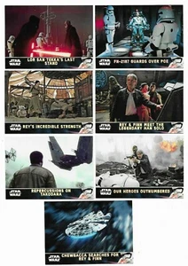 Star Wars Force Awakens 2016 lote de 7 paralelos Holofoil diferentes - Imagen 1 de 1