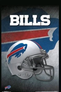 Casco póster Buffalo Bills 22 X 34" 16 nuevo de stock - Imagen 1 de 1