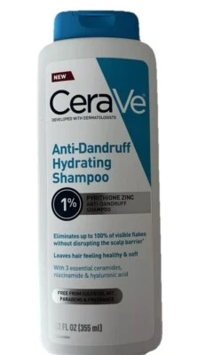 CeraVe Anti-Dandruff Hydrating Shampoo 12 FL Oz Bottle New Free Shipping - Image 1 of 4