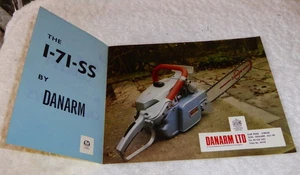 Original vintage: Danarm 1-71-SS chainsaw brochure dated 1970 - Picture 1 of 1