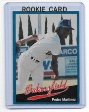 Pedro Martinez 1991 California League Bakersfield Dodgers Rookie Card #32