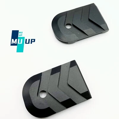 Paquete de 2 placas base/almohadilla de cargador Glock 17 19 22 23 24 26 27 31 32 33 34 9 mm negro Foto 1 de 4