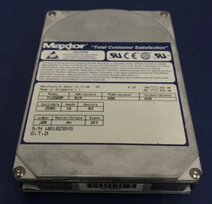 VINTAGE 1996 HDD MAXTOR 10GB Hard Drive MODEL 71336AP - Picture 1 of 6
