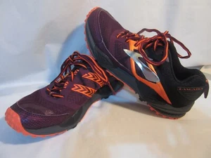 Brooks Cascadia 12 Damengröße 7 M Trailrunningschuhe lila orange schwarz - Bild 1 von 13