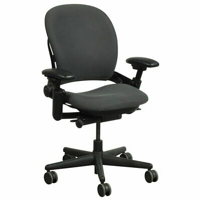 Steelcase Leap  V1  Chair, -Open Box- Fully Loaded Black Fabric • 229.11$