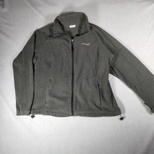 Columbia Jacke Herren Extra Large XL grau Full Zip Fleece Mock Neck Outdoor - Bild 1 von 16