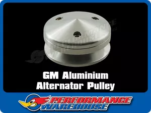 Cal Custom Aluminium Gm Alternator Pulley with Retaining Screws SBC BBC CHEV - Picture 1 of 1