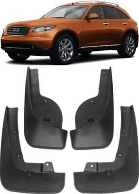 4 брызговика грязевые щитки брызговики для Infiniti FX35 FX45 2003-2008 годов выпуска - Изображение 1 из 4