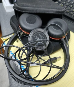 2x Jabra ENC060 USB Stereo Headsets - NEW! - Picture 1 of 4