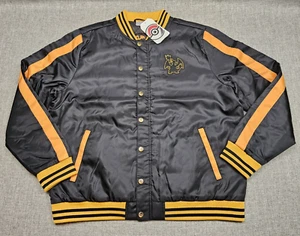 Pokemon Jacket Adult Large Charizard Satin Bomber Embroidered Snap Official Mens - Picture 1 of 10