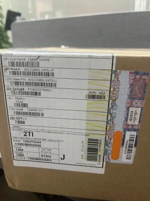 Cisco WS-C2960L-24TS-LL - 24 Ports Fully Managed Ethernet Switch,NEW - Image 1 of 4