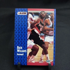 Fleer #224 1991 Buck Williams League Leaders Portland Trail Blazers (1B28) - Foto 1 di 3