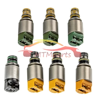 7pcs Valve Body Solenoids For 01-11 BMW 325i 335is 535i 328i ZF6HP19 6HP21 6HP26 - Image 1 of 4
