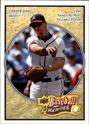 2008 Upper Deck Heroes #6 Chipper Jones - NM-MT - Image 1 of 2
