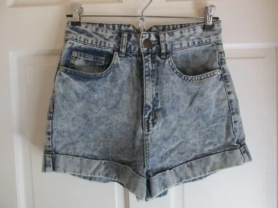 River Island Women's Blue High Rise Cuffed Jeans Shorts UK Size 6 - Image 1 of 4