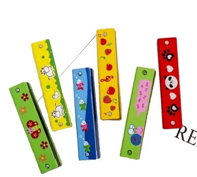 MQ 16 Holes Harmonica Kids Children Sound Musical Instrument Educational Toy Gift