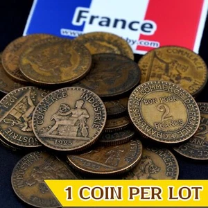 1920-1927 French 2 Francs Coin (km877) Coin from France! 🇫🇷 - Picture 1 of 1
