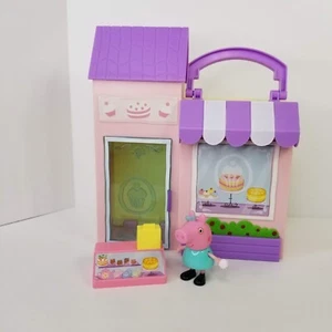 Peppa Pig Little Bakery Shop Carry Along Juego Figura Registro - Imagen 1 de 11
