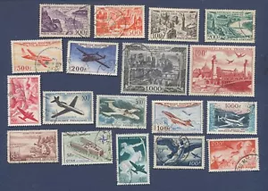 FRANCE - Scott C18 / / C35 - used - airmails - 1946-1959 --a - Picture 1 of 1