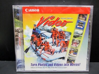 Canon Video Home Edition, Win. 95 / 98 / 2000 & Mac 8.6 +, Cannon 2001,New, NISW - Image 1 of 2