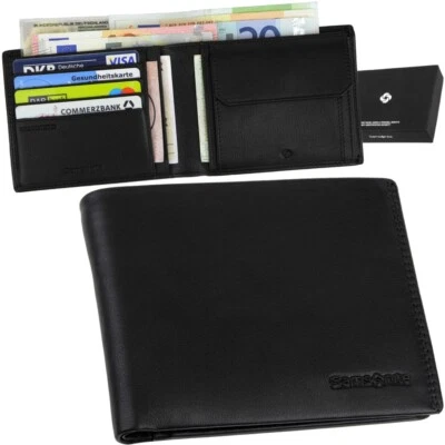 SAMSONITE Hombre RFID Cartera De Deporte Monedero Billetera Wallet - Imagen 1 de 4